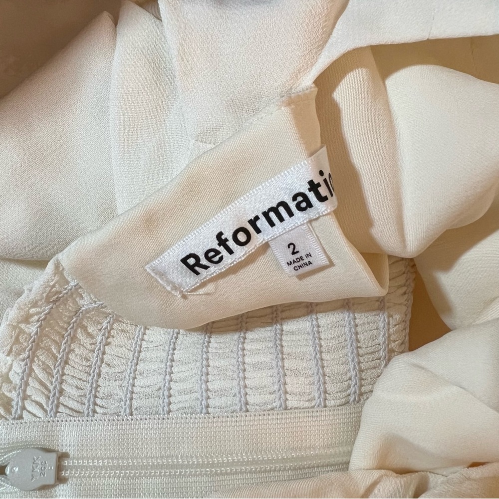 Reformation Bess Dress in Ivory - Picture 15 of 16